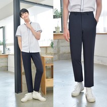 [빅사이즈] 하복 스판 네이비 교복바지(남자) ~6XL
