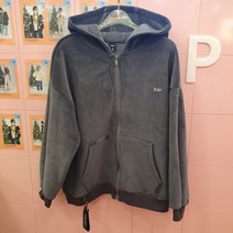 애플핑크 간절기부드러운벨로아후드집업점퍼APXPQ701GSE