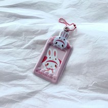 산리오 포카홀더 10Cm Sanrios 만화 1 Id 귀여운 카드 세트 펜던트 키 체인 카와이 앨범 가방 걸이, [04] sanrio4