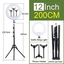 1인미디어 라이브 v커머스 6 8 10 인치 16 26cm 링 라이트 LED 셀카 20cm 스탠드 삼각대 데스크탑 가능한 YouTube 카메라 라이브커머스 장비 방송 팟캐스트, 협동사, 빨간색