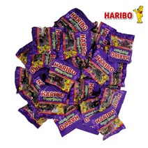 하리보 해피그레이프 25gX 30개 하리보젤리 3종포도맛 대용량 젤리, 상세페이지 참조