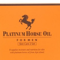 딘 플래티넘 남성 2종 세트 마유 크림 크리스딘 말기름 100% 마유화장품 효과 주름개선 항균 미백 히알루론산