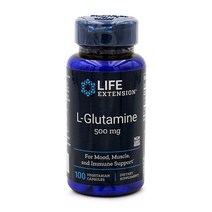 라이프익스텐션 L글루타민 500mg 100베지캡슐, 1개, 100개
