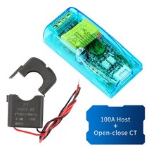 PZEM-004T 3.0 버전 TTL Modbus-RTU 전력 Kwh 에너지 미터 AC 단상 100A 전기 볼트 앰프 주파수 역률 테스터