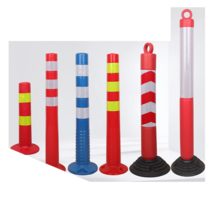 중앙분리대 차선 분리대 규제봉 꼬깔콘 중앙선 도로, 90CMEVA스펀지1개-빨간색(깨지지않는압력)