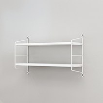 마벨인홈 공간활용 벽걸이 인테리어 선반 2단 3단, 화이트