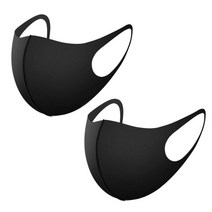 양말나라 입체 블랙 마스크 2개 에티켓마스크 스폰지아님