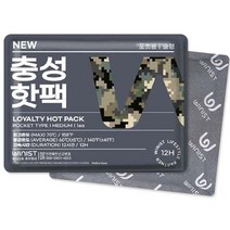 NEW 충성 핫팩 포켓용 중형 100g 160개