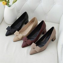 간지나는 슈즈 간지나는 슈즈 기본 베이직 스틸레토 블럭힐 펌프스 구두 (6569292)
