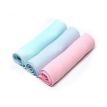 [해피바오] 호텔 답례 수건 고급 돌답례품 JF268 어린이집 세트 타올 벨벳 대형, 블루