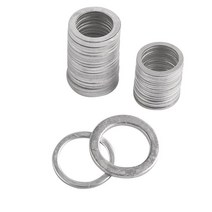 고무와셔 오링 실리콘 구리 스텐 20pcs m6-m26 알루미늄 와셔 가스켓 플랫 금속 와셔 가스켓 플러그 오일 씰링 링 가스켓 패스너 10x14x1mm, 6x10x1mm, 08 6x10x1mm