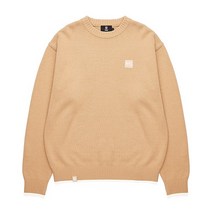 NFL F203MTS244 스퀘어 로고 스웨터 LBEIGE