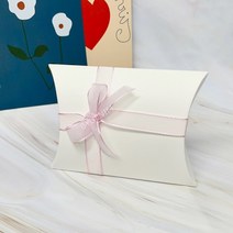 화이트 오목 선물상자 (1개 10개) 포장 박스 케이스, 1개
