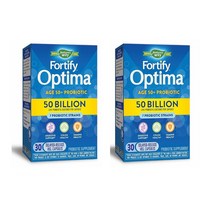 Natures Way Fortify Optima 50+ 포티파이 옵티마 50세이상 프로바이오틱스 실버 유산균 30정x2팩, 2개, 30정