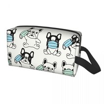 강아지미용거치대 Corgi 검역 재미 있은 개 화장품 가방 여성 카와이 대용량 메이크업 케이스 뷰티 스토리, 01 10 x 4.9 x 6.2 inch, 11 11