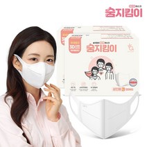 숨지킴이 성인용 화이트 100매 국내생산 새부리형 일회용마스크