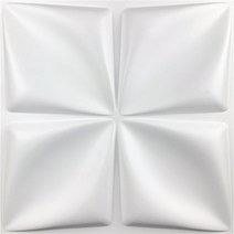 세라믹사이딩 메탈사이닝 아트월 3D 입체 벽 스티커 장식 거실 벽지 벽화 방수 패널 금형 욕실 주방 30x3, 21 C_01 1 Piece-Bright white