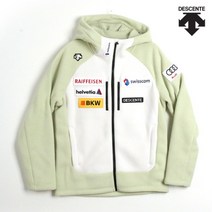 [데상트] 자켓 PQJ SM323SKT98-LIM 남녀공용 스위스 스키팀 본딩 플리스 자켓