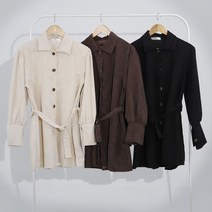 엠앤디 여성 셔츠디자인 골덴 원피스