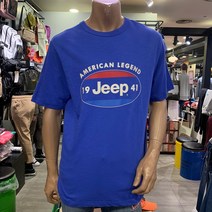 지프 지프 C_삼색 타원 지프 반팔티 GL2TSU108 블루