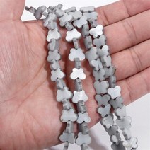 코너비드 8x11mm 염색 쉘 비즈 DIY 목걸이 팔찌 귀걸이 다양한 색상의 진주 구슬 나비 모양, [01] About 8X11mm, [05] 5.Vertical hole
