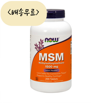 나우푸드 MSM 1500mg 200개입, 1개, 200개
