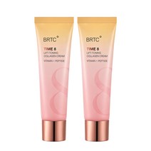 BRTC 타임 에잇 리프 토닝 콜라겐 크림 80ml, 2개