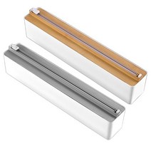 진공밀폐용기 레인지대 쌀통세트 밥솥수납장 주방거치대 69HF 플라스틱 랩 디스펜서 포장, 2