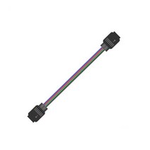 led 스트립 간접 조명 줄조명 WS2812B 5050 RGB D 스트립 싱글/더블 엔드 솔더리스 커버 커넥터 8mm/10mm /, 02 10PCS, 12 RGB Double