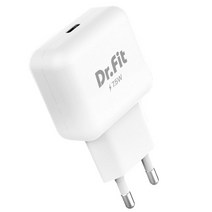 DR 7.5W C타입 가정용 초고속 충전기 5V 1.5A 분리형, 화이트