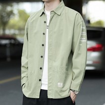 Z3JC 남성 긴팔 캐주얼 루즈핏 비즈니스 코디 셔츠