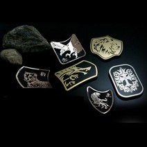 심플 동물 로고 금속 포인트 볼마커 골프칩 자석볼, 용