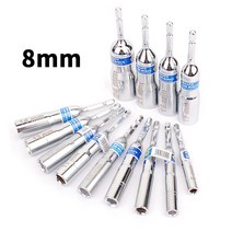 10pcs 자석 육각비트 소켓 세트 비트소켓 복스 드릴비트 복스알, 옵션03 SM (롱)비트소켓-8mm