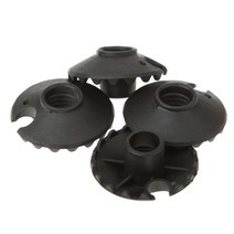 THE WAROOM SHOP 4 조각 트레킹 폴 하이킹 폴 스레드 스키 폴이 있는 투어링 바스켓, 고무, 블랙