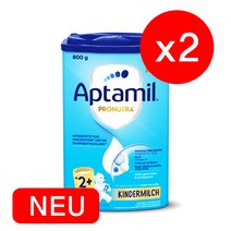 (대용량) 압타밀 킨더밀쉬 프로누트라 플러스 2단계 800g 2개_리뉴얼 분유_용량 꼭 확인하세요!!, 2개