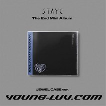 STAYC (스테이씨) 2nd Mini Album - YOUNG-LUV.COM (JEWEL CASE Ver.), 안 접힌 포스터있음(+지관통)