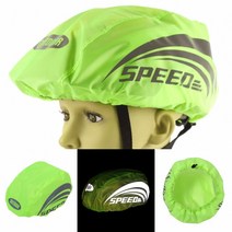 헬멧 커버 자전거 (네온) 방풍 방수 체온 유지 덮개 모자 라이딩 야광 반사 스트링 카바