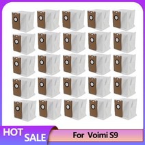 부품 VIOMI 로봇 진공 청소기 호환용 먼지 봉투 대용량 누출 방지 교체 키트 S9, [13] 31pcs