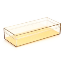 사각 뚜껑 수저통, 옐로, 6개