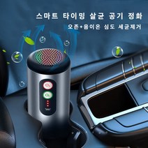 Natural light 차량용 오존 음이온 공기청정기, 까만색