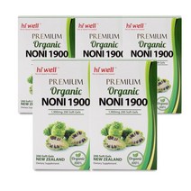 뉴질랜드 하이웰 프리미엄 노니 1900mg 200캡슐 5팩 HiWell Noni