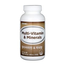 [GNC] 멀티비타민 앤 미네랄 (60정) 2개월분, 1병