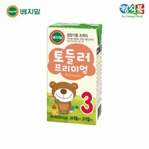 베지밀 토들러 프리미엄 3단계 아기두유, 원액두유, 190ml, 80개