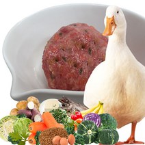 펫바프 펫푸드 강아지생식 바프식 오리 70% 야채퓨레 15종 30% 혼합제품 500g 수제 자연식 오리생식 화식, 500g*1ea