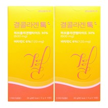 경남제약 저분자콜라겐 결콜라겐 톡 분말 스틱형 2g 20포, 10포, 2개