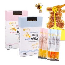 강원양봉 프리미엄 아카시아/야생화스틱꿀/15gx20개입, 상세설명 참조, 없음