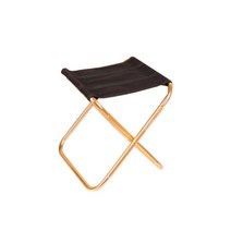 프랑온드 캠핑 낚시 등산 폴딩 경량 접이식 보조 의자, 골드, 1개