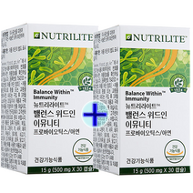 1+1 암웨이 뉴트리라이트 밸런스 위드인 이뮤니티 30캡슐