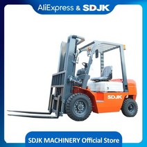 차량용리프트 유압 자키 작키 맞춤형 디젤 엔진 지게차 리프팅 포크 리프트 2 톤 3 4 5 6, Forklift+3 Ton, 없음