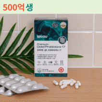 프리미엄 골드 프로바이오틱스 17 락토바실러스가세리 모유 유래 유산균 갱년기 여성영양제 500mg x 60캡슐 (2개월분)